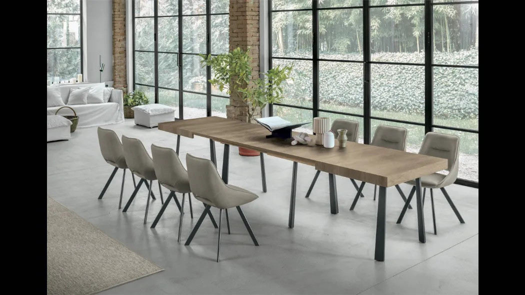 Tavolino trasformabile Dione Wood di Target Point