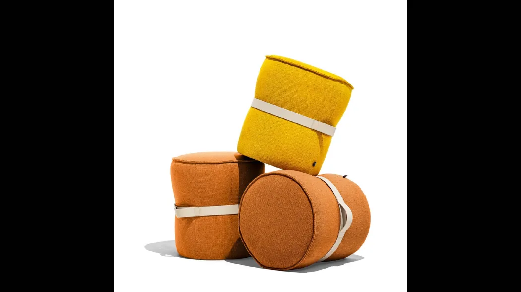 Pouf Pof in tessuto di Connubia