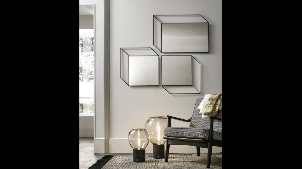 Specchi Sguardo con cornice in metallo di Target Point