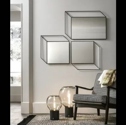 Specchi Sguardo con cornice in metallo di Target Point