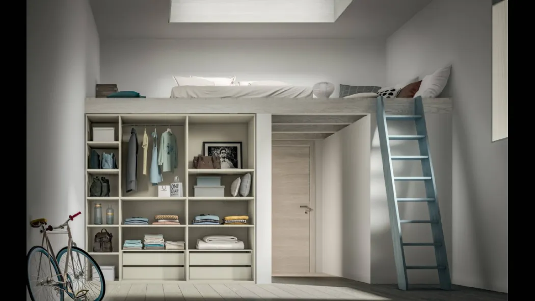 Cabina Armadio Easy 45 finitura Corda di Trentanove