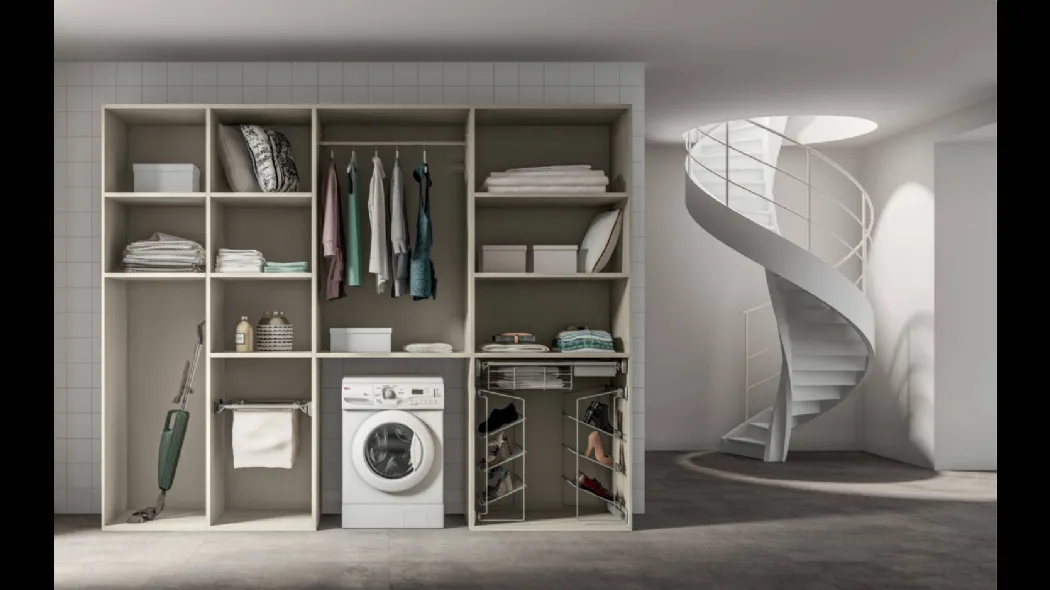 Cabina Armadio Easy 46 finitura Corda di Trentanove