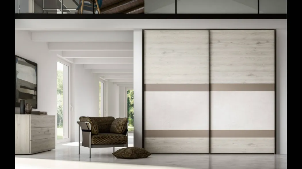 Armadio Power 12 finitura Rovere e Kavir di Trentanove