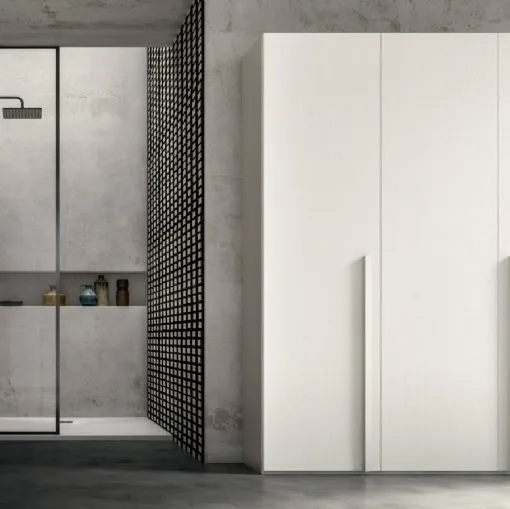Armadio Easy 44 Bianco Wood di Trentanove