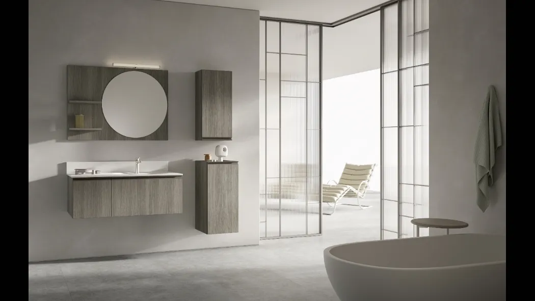 Mobile da Bagno sospeso BIK BK07 di Compab