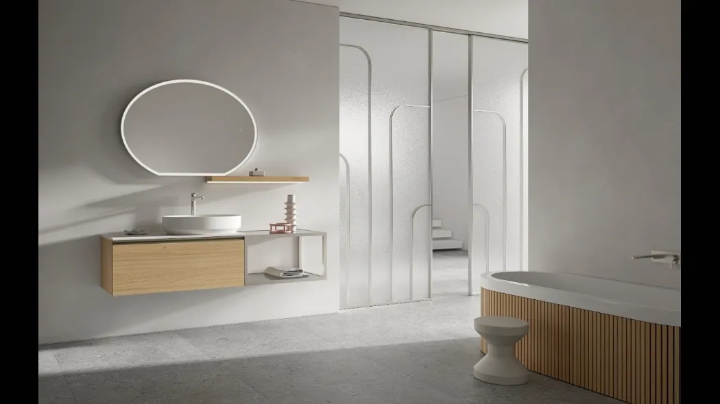 Mobile da Bagno sospeso BIK BK10 di Compab
