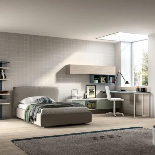Cameretta per ragazzi Room 101 di Zg Mobili