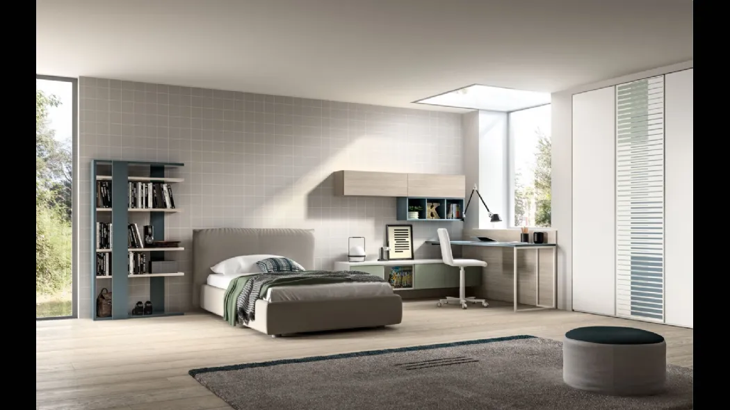 Cameretta per ragazzi Room 101 di Zg Mobili