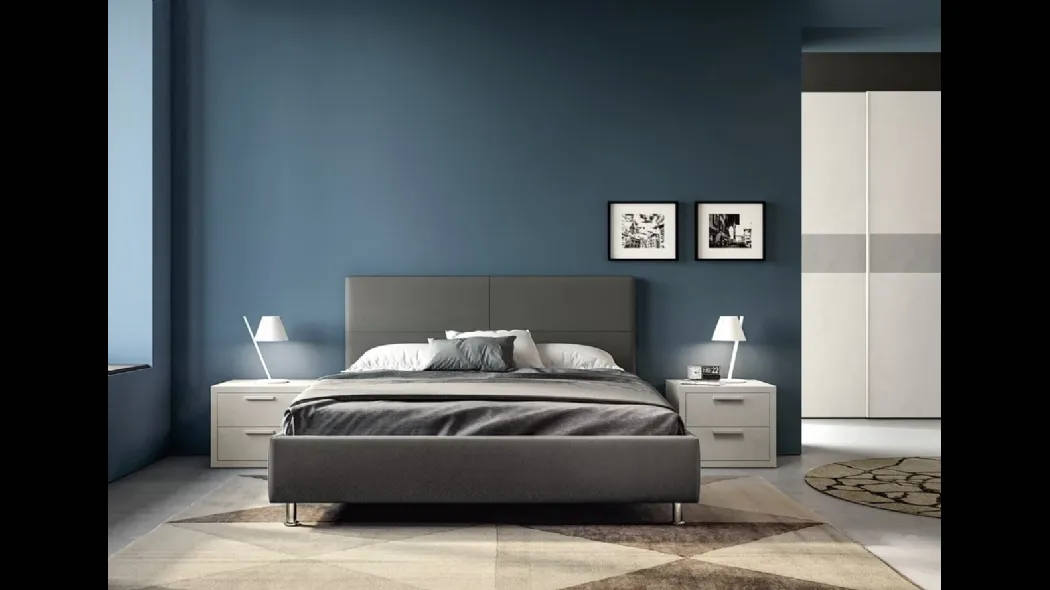 Letto in ecopelle Bora di SantaLucia