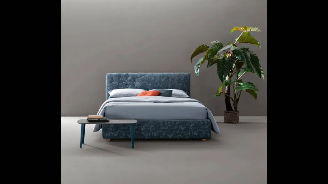 Letto matrimoniale imbottito Bloom di Bside