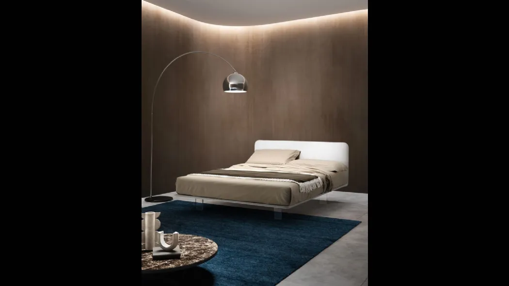 Letto in tessuto imbottito Brillant di Bside