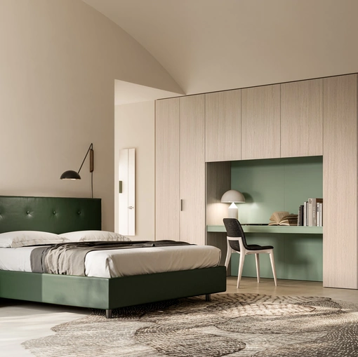 Letto matrimoniale Eros con contenitore di SantaLucia