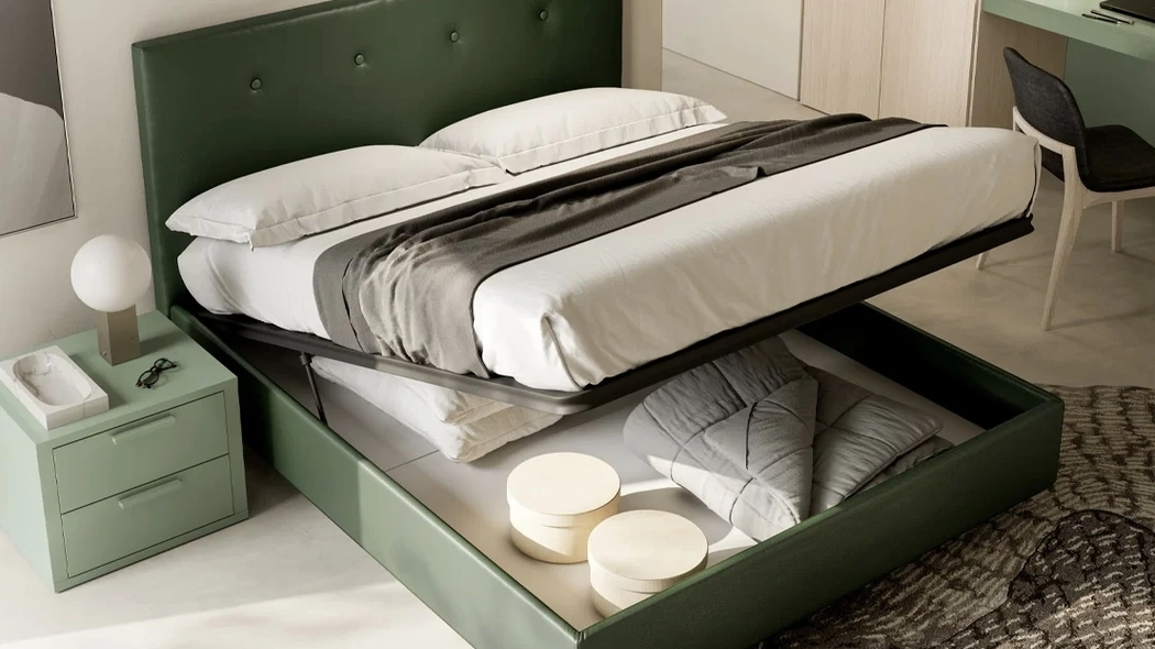 Letto matrimoniale Eros con contenitore di SantaLucia