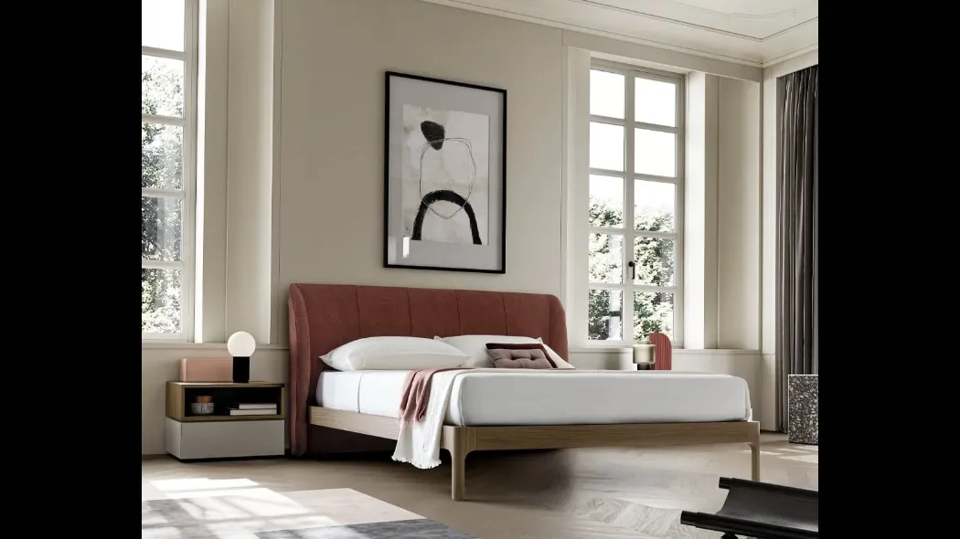 Letto in tessuto Scirocco di SantaLucia
