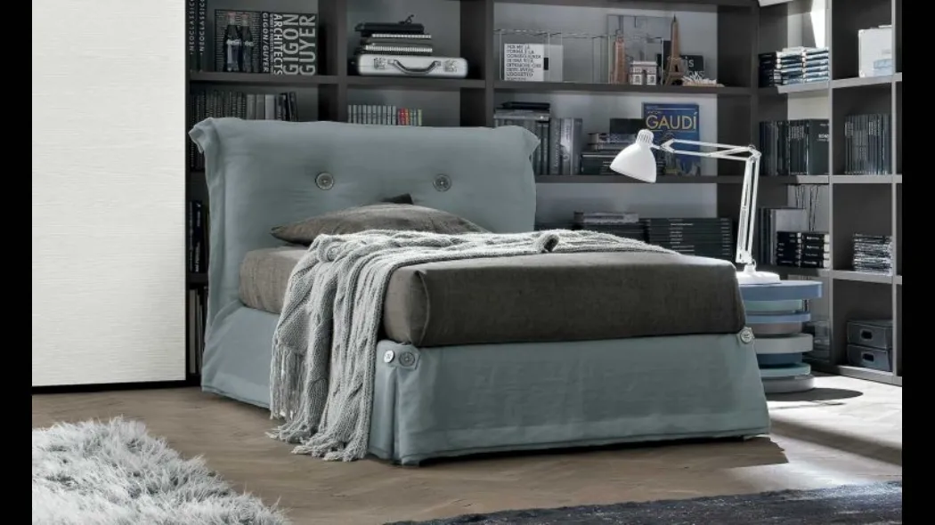 Letto singolo con testiera Amami di Tomasella