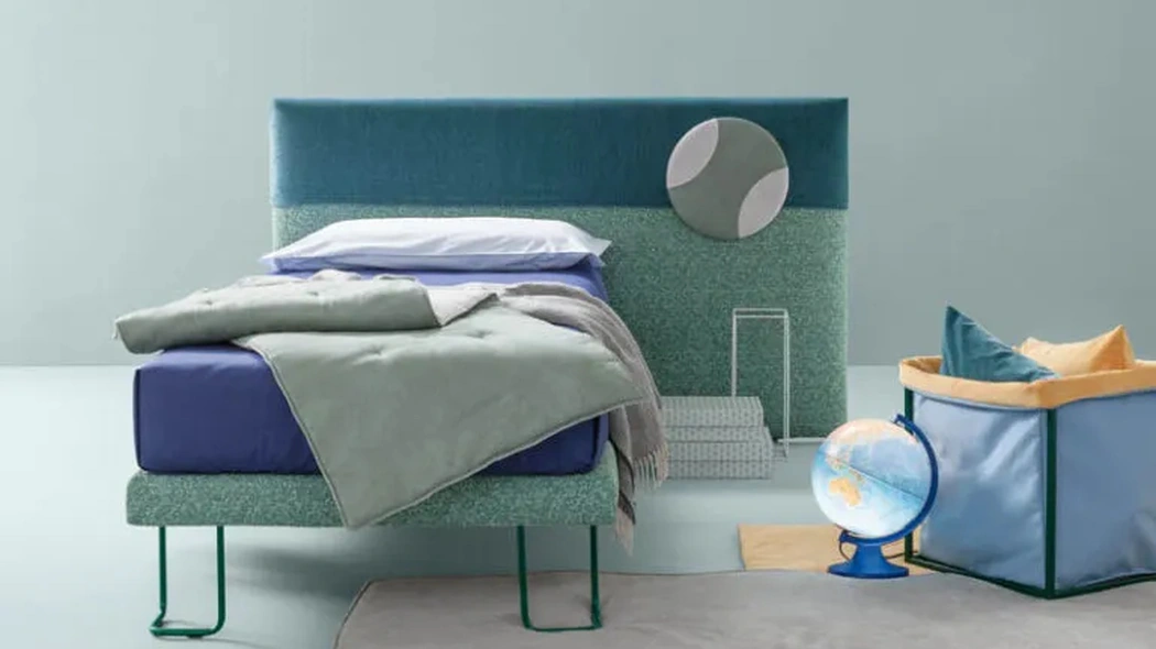 Letto singolo in tessuto Plain di Bside