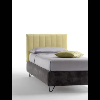 Letto singolo imbottito Twist di Bside