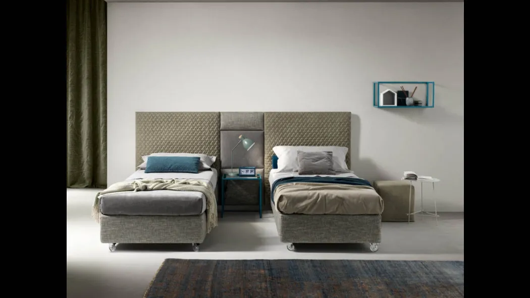 Letto singolo Pannelli Wall di Bside