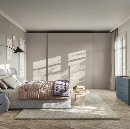 Letto con testiera Snug di Colombini Casa