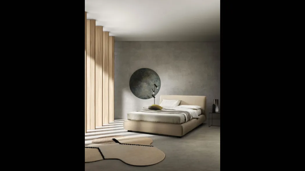 Letto in tessuto imbottito Strong di Bside