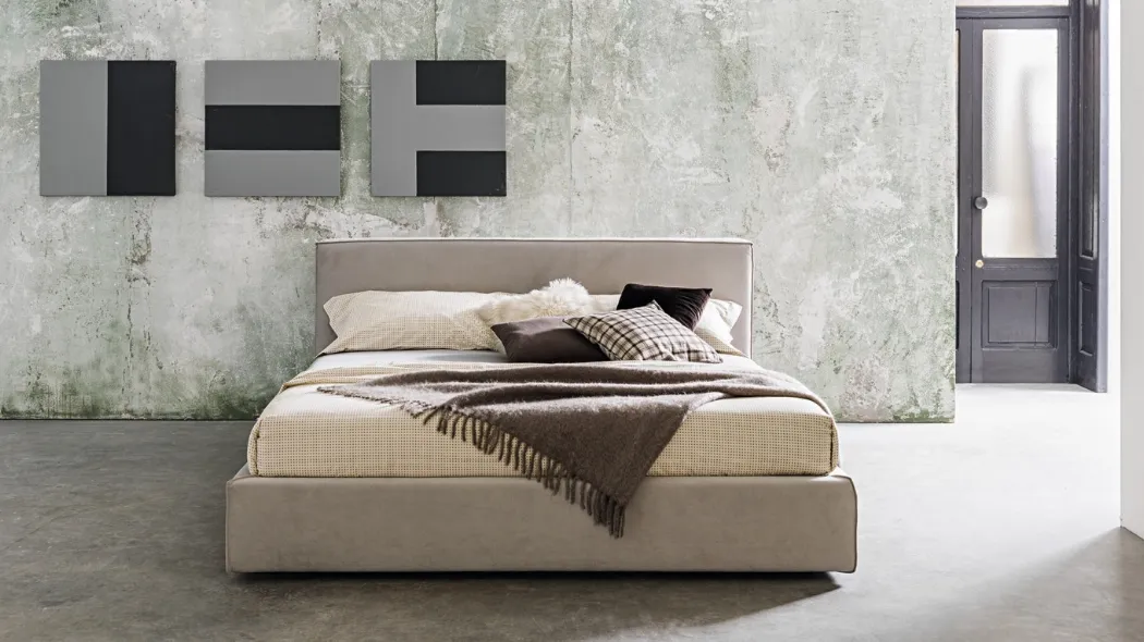 Letto Plaza con box contenitore di Trentanove