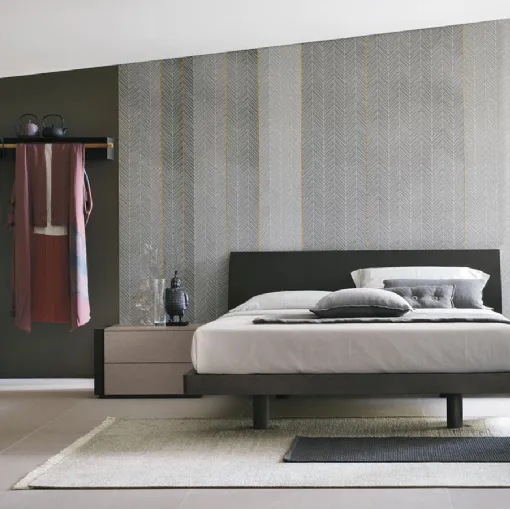 Letto con testiera reversibile Clip di Bside