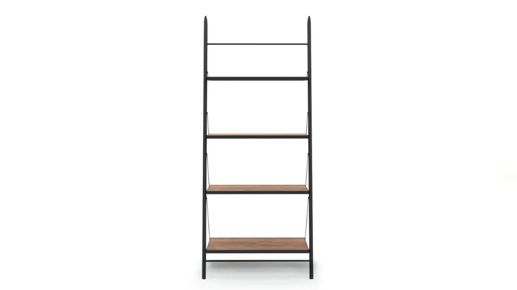 Libreria Easy in ferro con ripiani in legno di Devina Nais