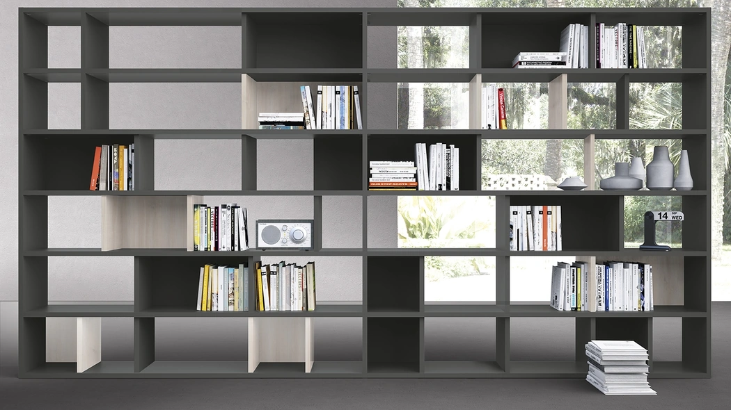 Libreria componibile divisoria Infinity L24 di Colombini Casa