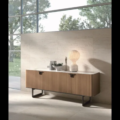 Madia Pandora in materico rovere cognac di Tomasella