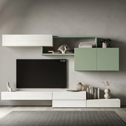 Parete Attrezzata Pratico PTG404 di SantaLucia