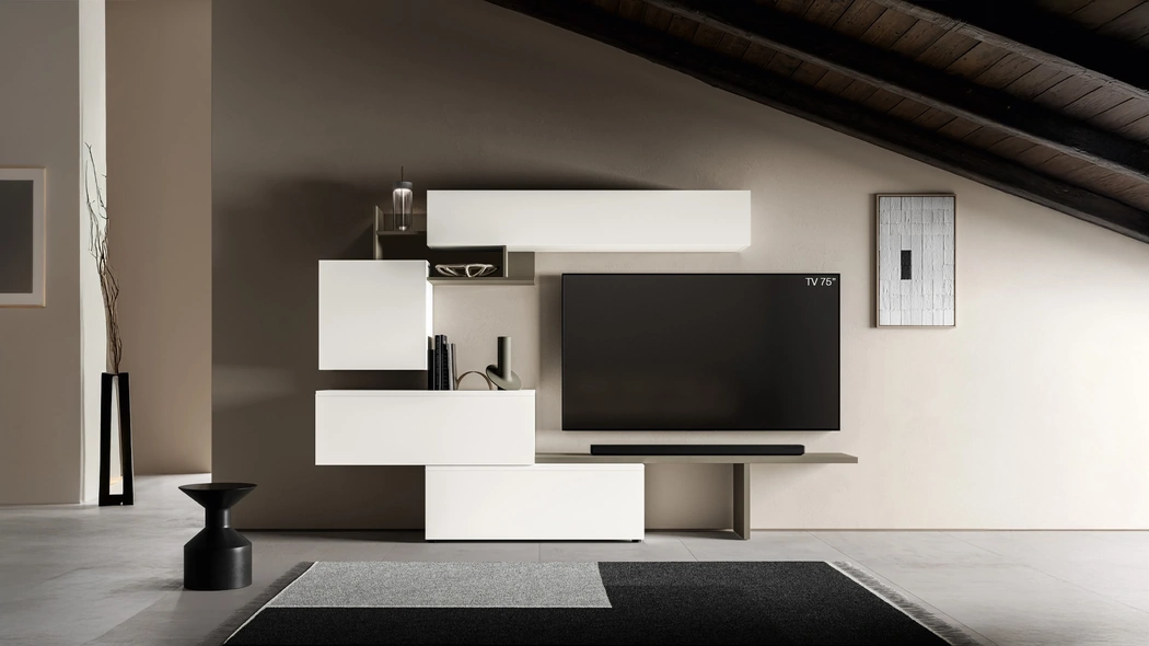 Parete Attrezzata Pratico PTG405 di SantaLucia