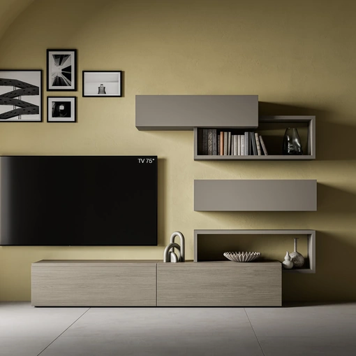 Parete Attrezzata Pratico PTG407 di SantaLucia