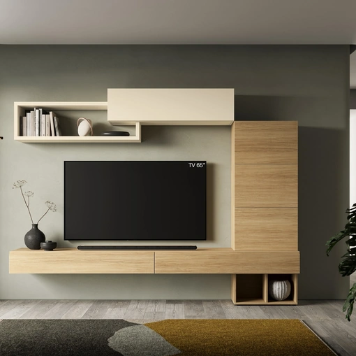 Parete Attrezzata Pratico PTG408 di SantaLucia