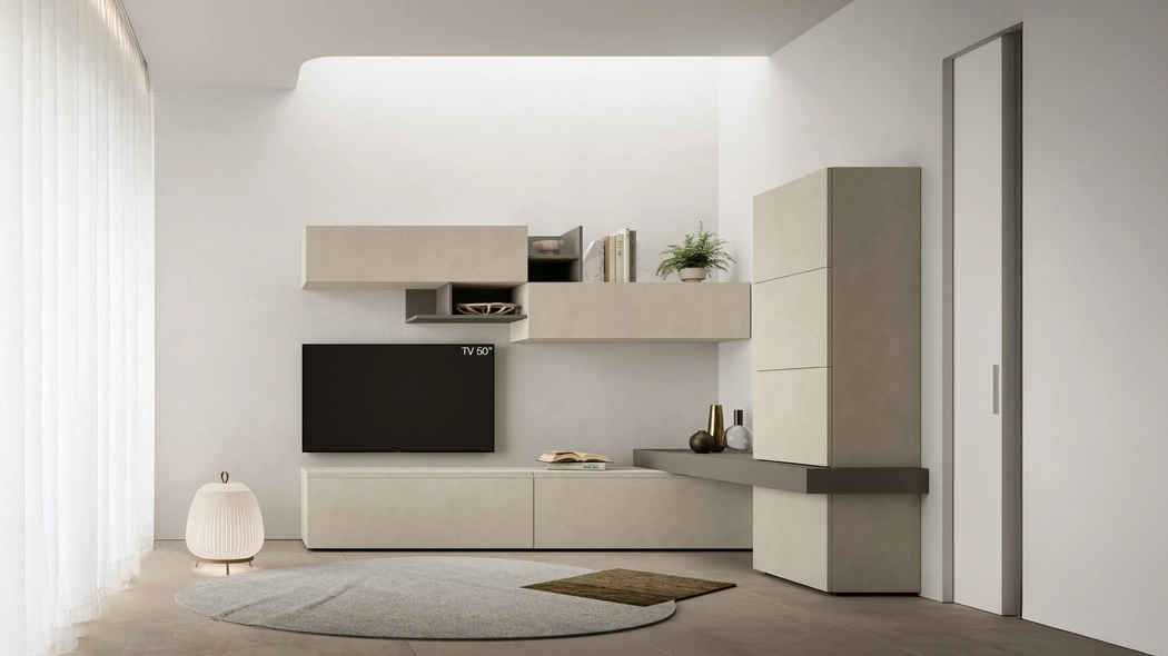 Parete Attrezzata Pratico PTG437 di SantaLucia