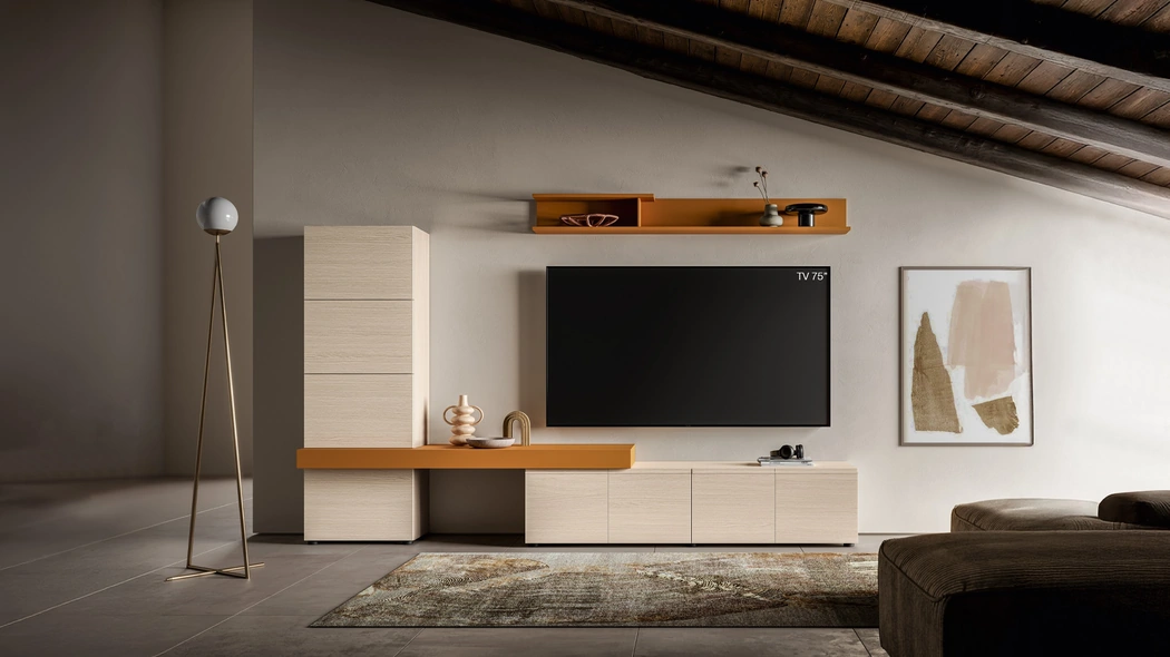 Parete Attrezzata Pratico PTG442 di SantaLucia