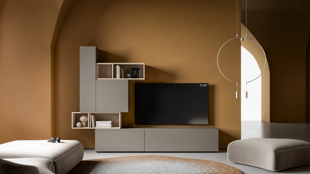 Parete Attrezzata Pratico PTG452 di SantaLucia