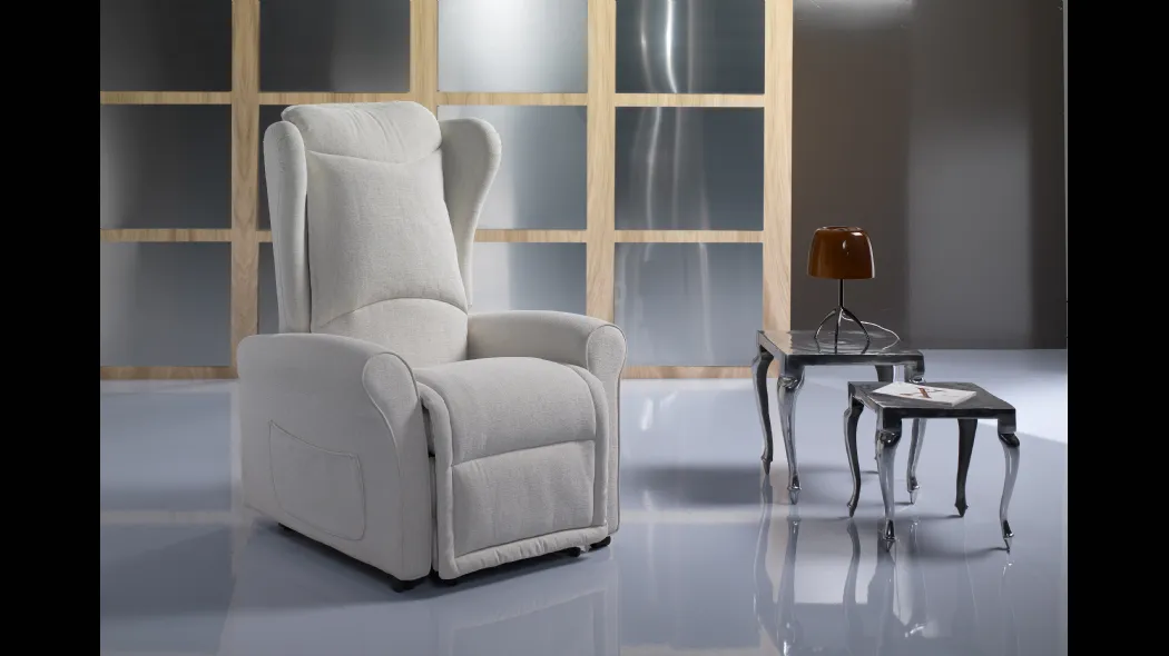 Poltrona Relax e Massaggio in tessuto Venere de Il Benessere