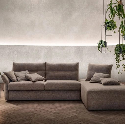 Divano Letto con penisola Rock di Samoa