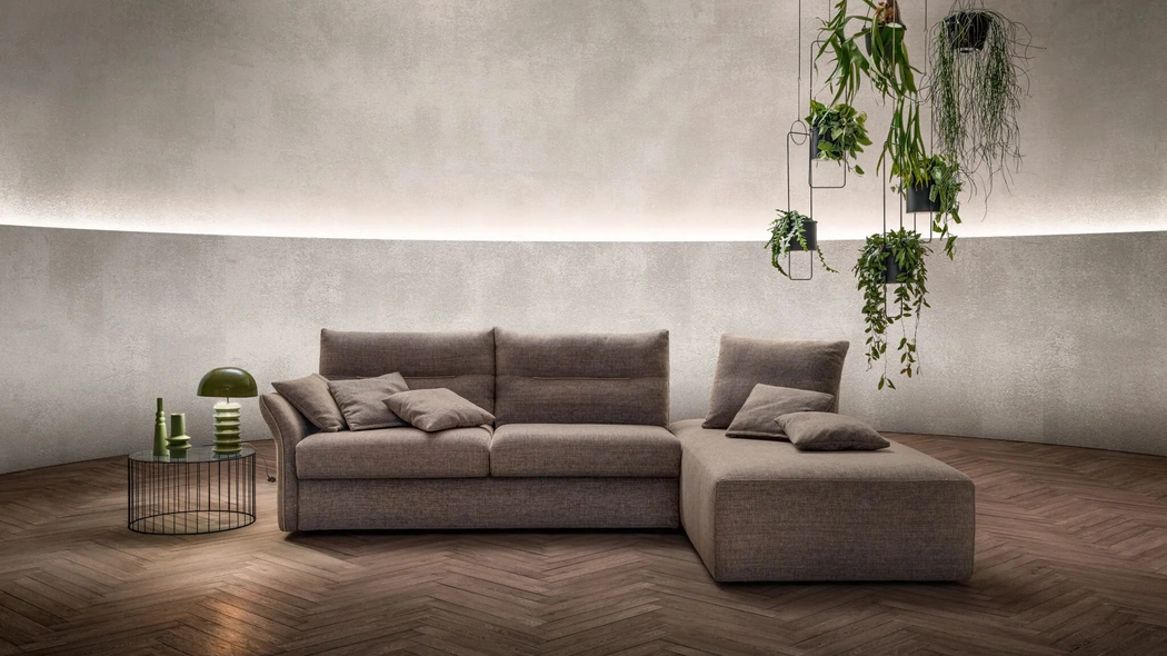 Divano Letto con penisola Rock di Samoa