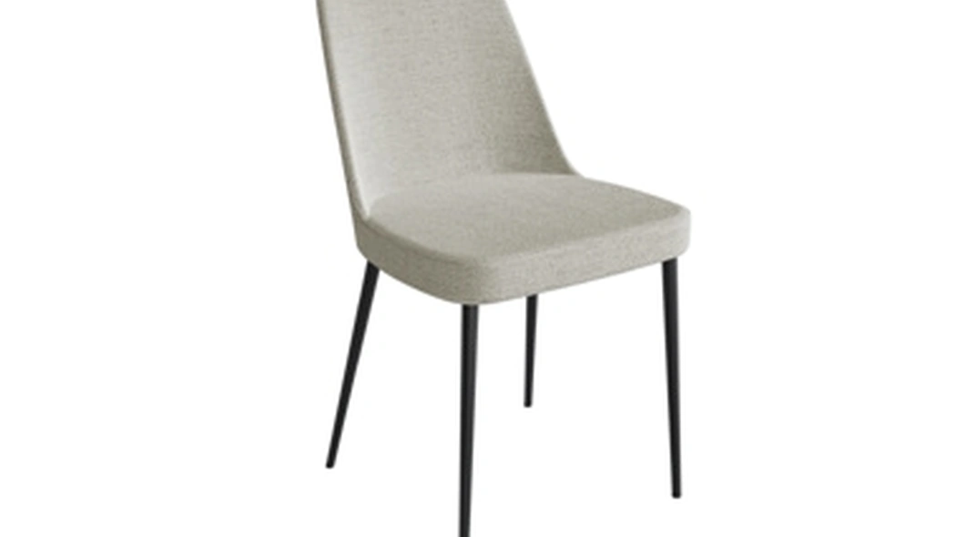 Sedia Sentinel in tessuto imbottito di Pizzolato