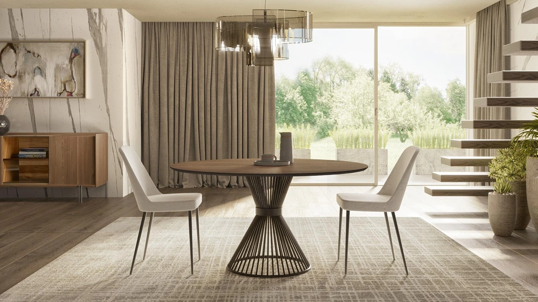 Tavolo rotondo Ikon di Pizzolato