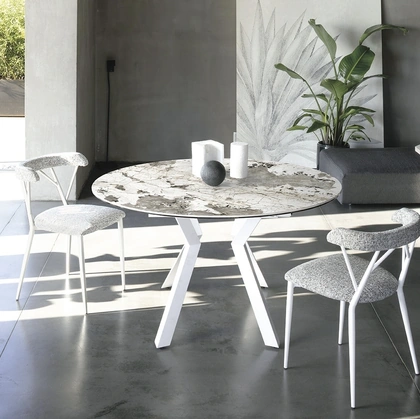 Tavolo in ceramica Zoe Round di Sedit