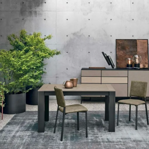 Tavolo allungabile Eminence Evo Fast in ceramica di Connubia